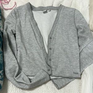 Aritzia waffle button up